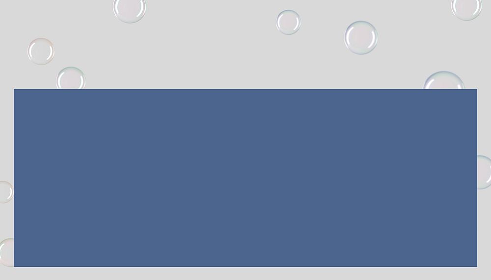 Gray bubble frame background, blue design