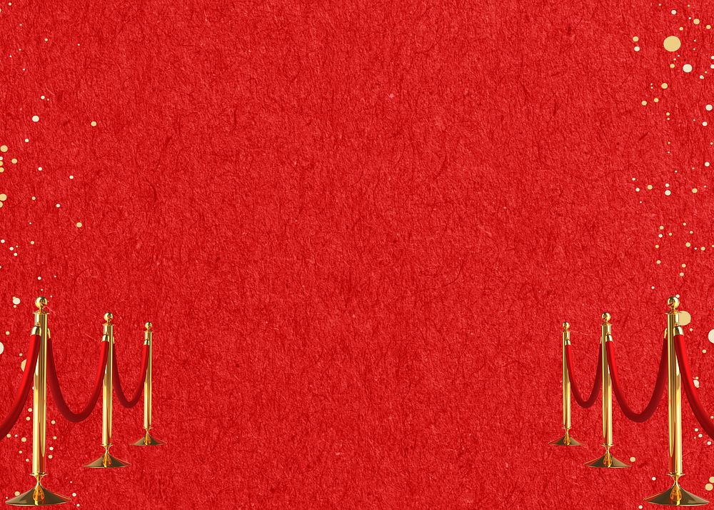 Red gold barricade background