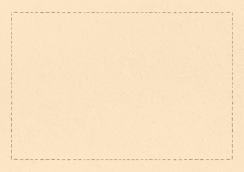 Dotted line frame background, beige design