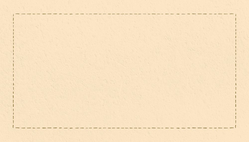 Dotted line frame background, beige design