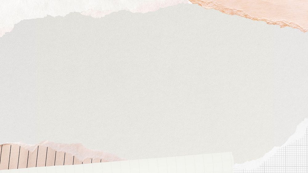 White textured desktop wallpaper, ripped paper border