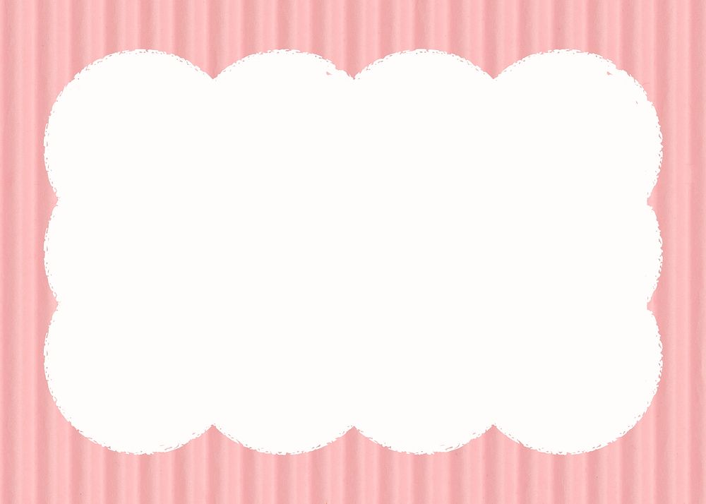 Pink striped frame background