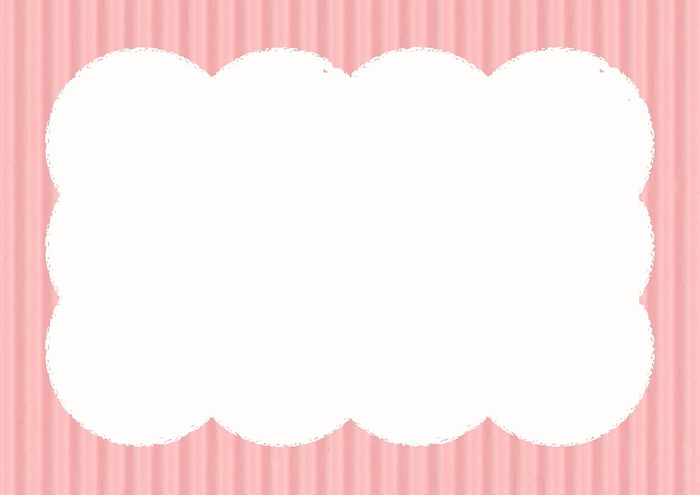 Pink striped frame background