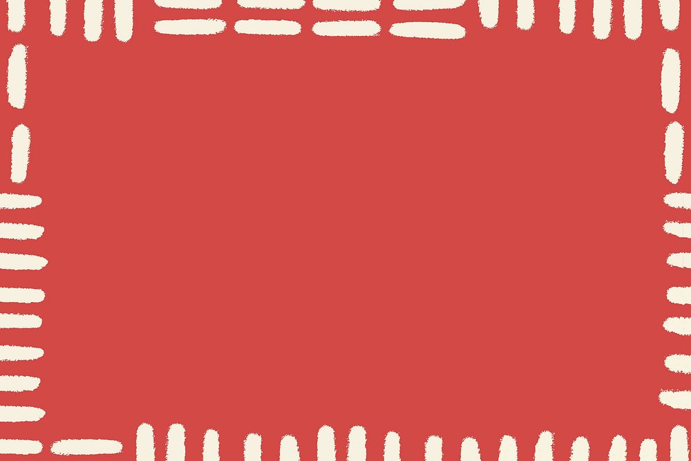 Red abstract frame background