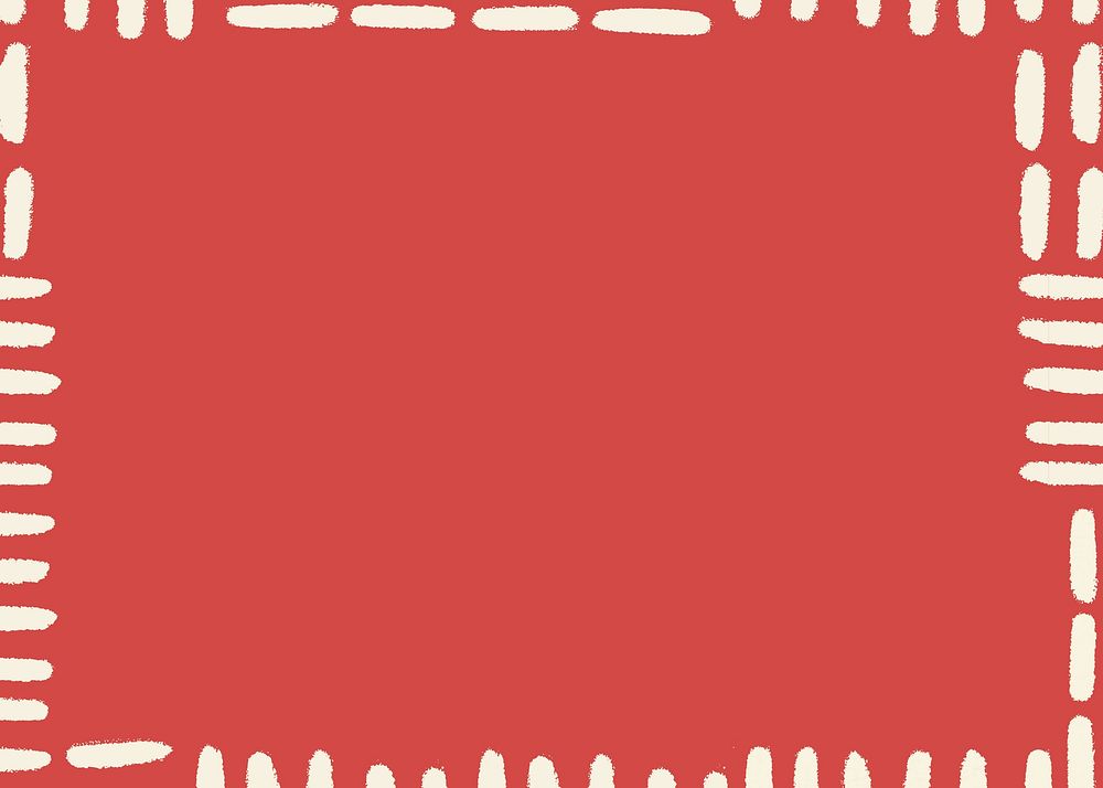 Red abstract frame background