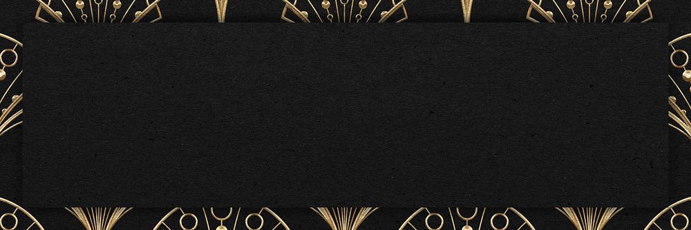 Vintage gatsby frame background, dark brown design