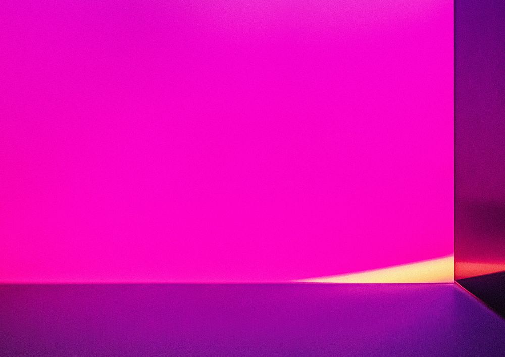 Pink neon wall background