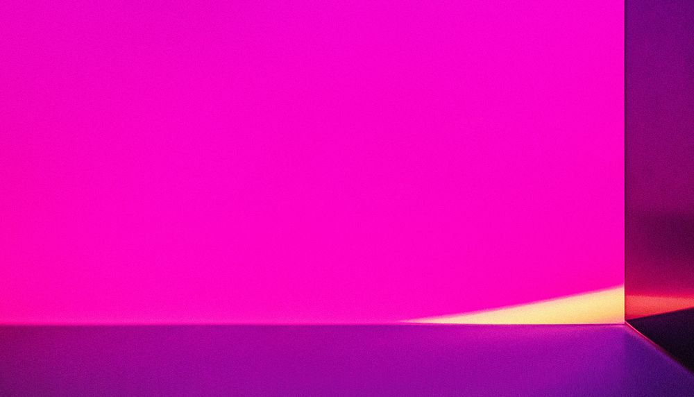 Pink neon wall background