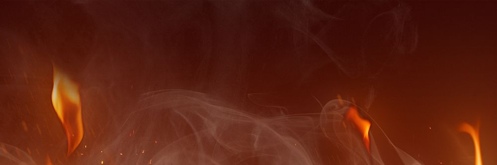 Flame and smoke background, brown design