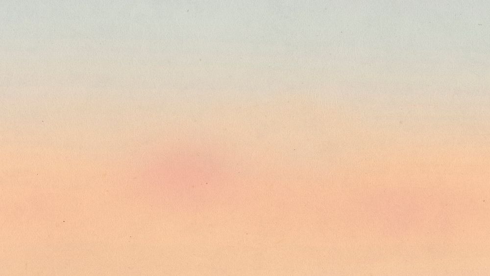 Orange sunset sky desktop wallpaper, pastel gradient aesthetic