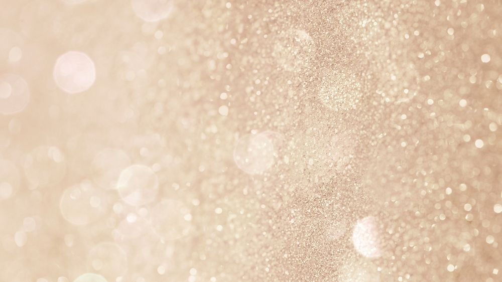 Gold glitter dust desktop wallpaper