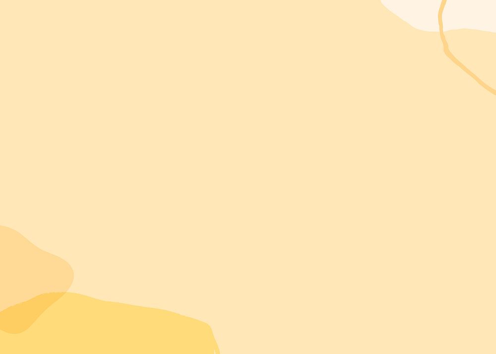 Pastel yellow background, organic shape border