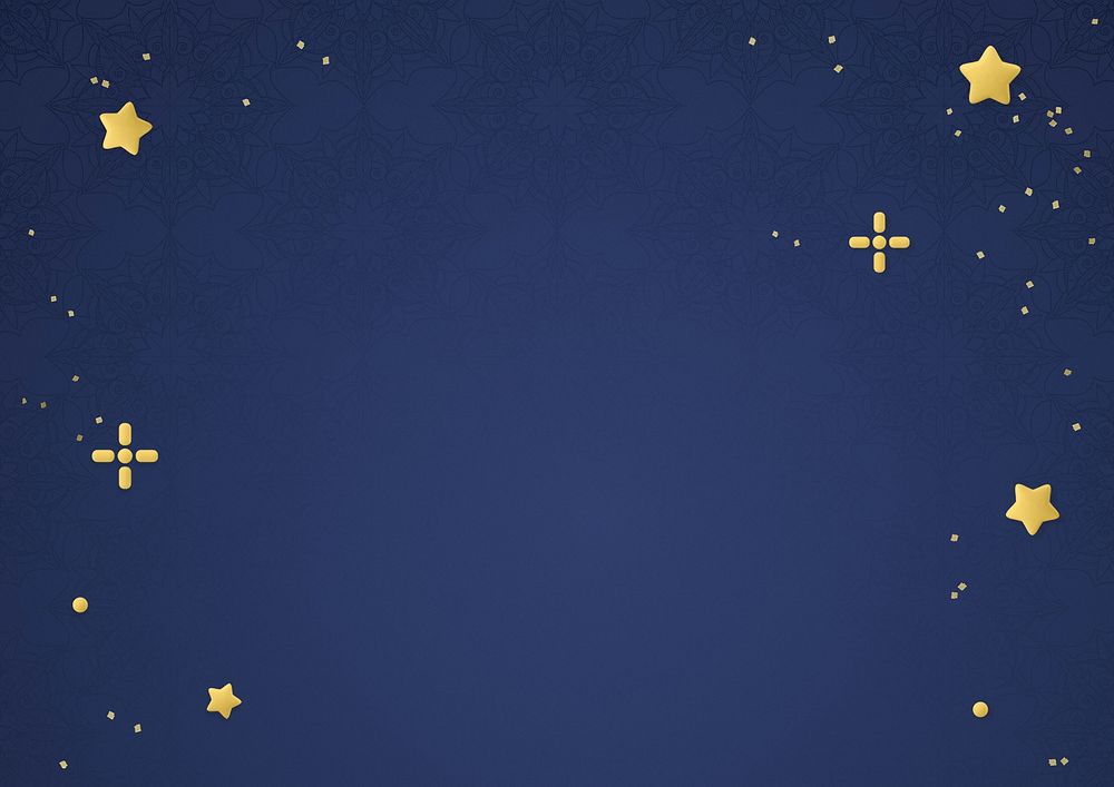 Starry sky background, dark blue design