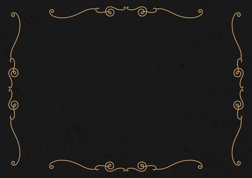 Vintage ornamental frame background, dark brown design