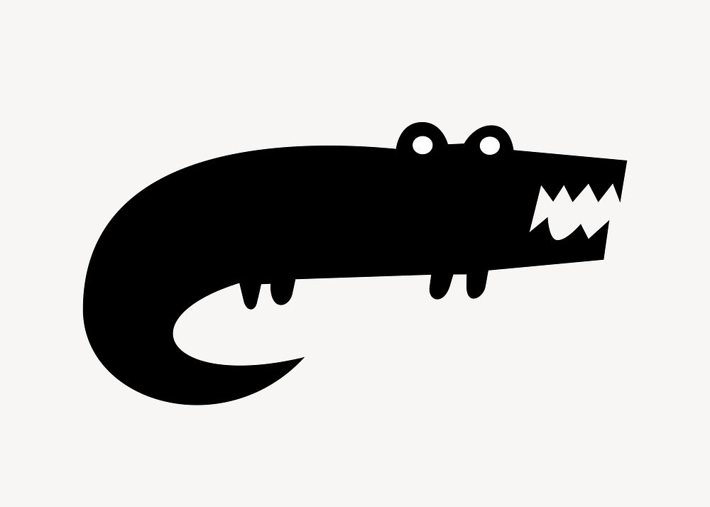 Crocodile Collage Element Vector Free Free Vector Rawpixel