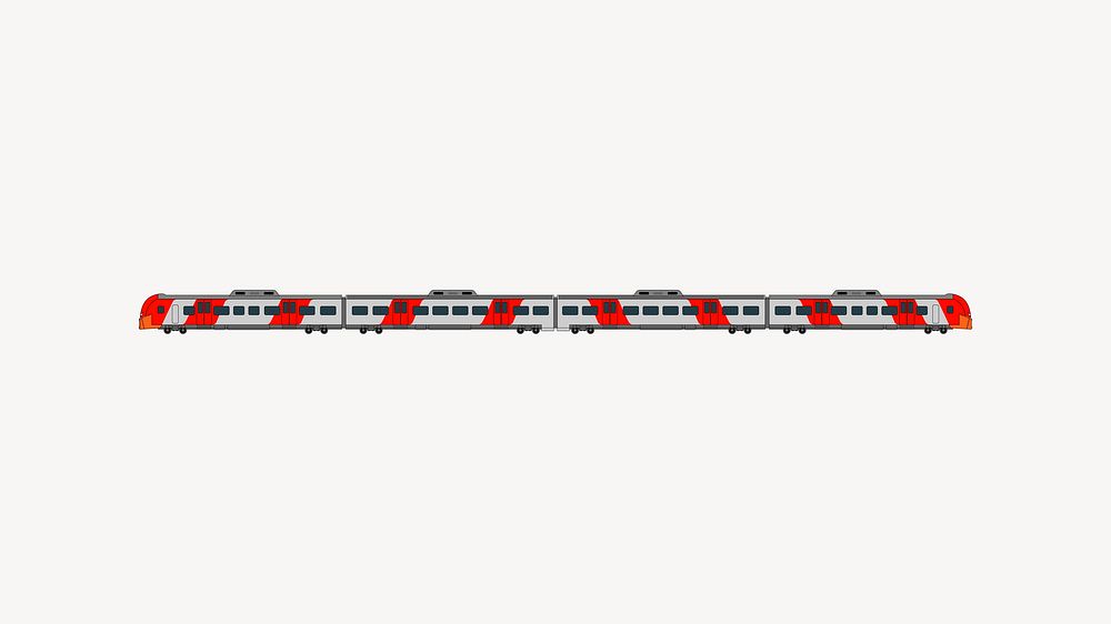 Train clipart, illustration vector. Free public domain CC0 image.