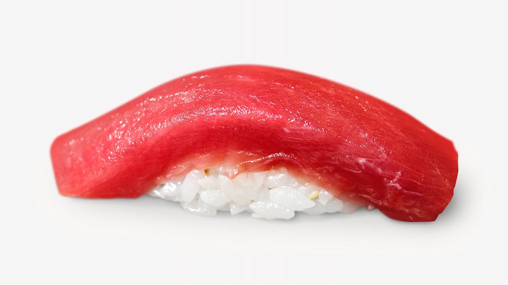 Sushi image, food photo on white