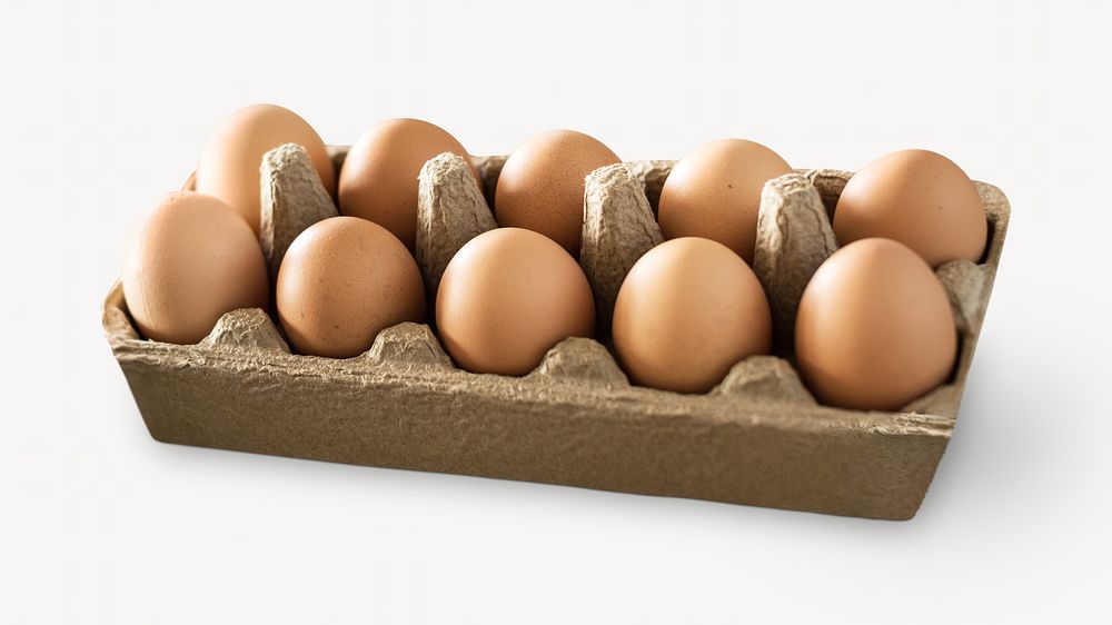 Egg carton, isolated design