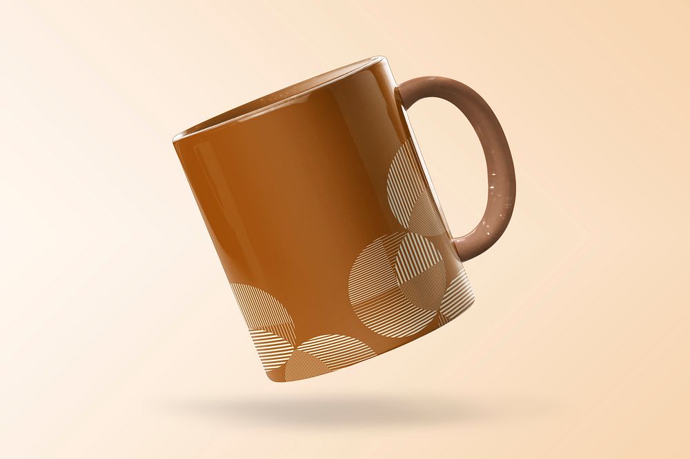 Coffee mug mockup, editable psd