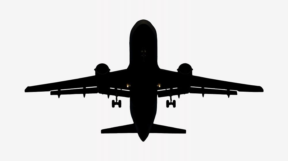 Airplane transportation vehicle  isolated image