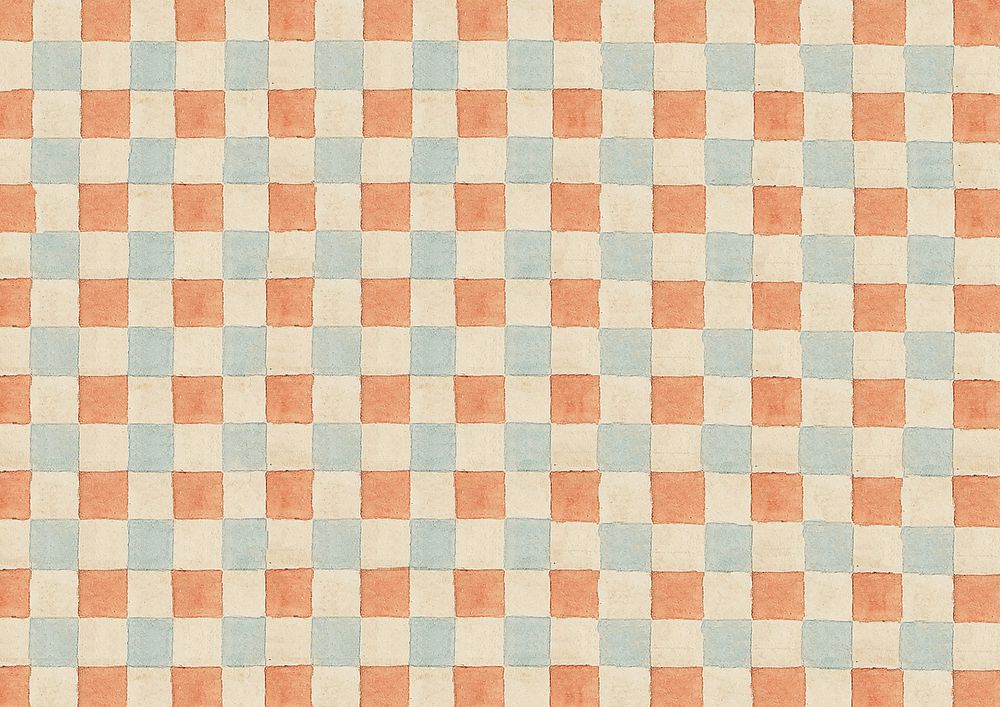 Ceiling checkered patterns background. Remixed by rawpixel.