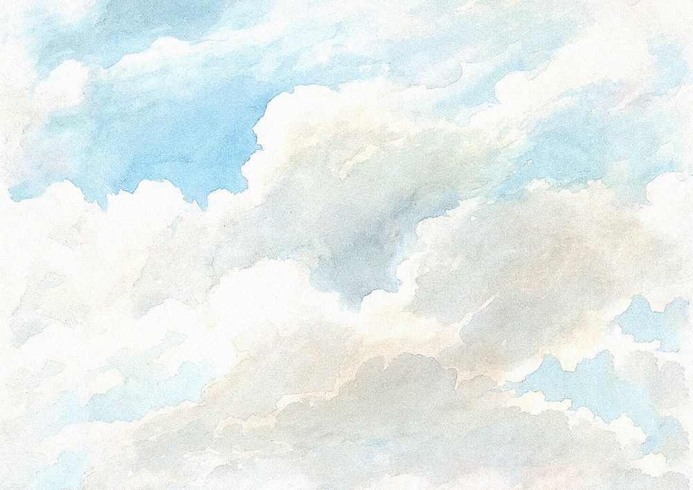 Cloud sky painting background. Remixed by rawpixel.