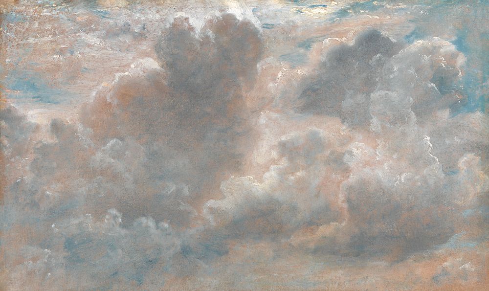 Cloud Study. Original public domain image from Yale Center for British Art. Digitally enhanced by rawpixel.