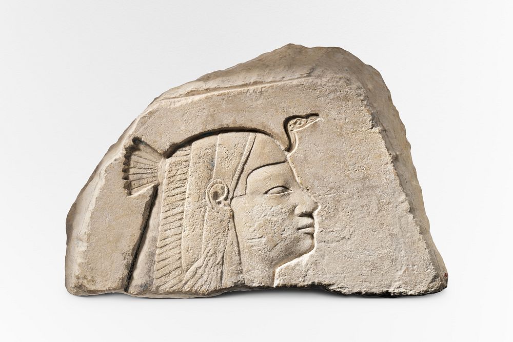 Head of a Queen or Goddess (1961&ndash;1917 B.C.) ancient Egyptian art. Original public domain image from The MET Museum.…