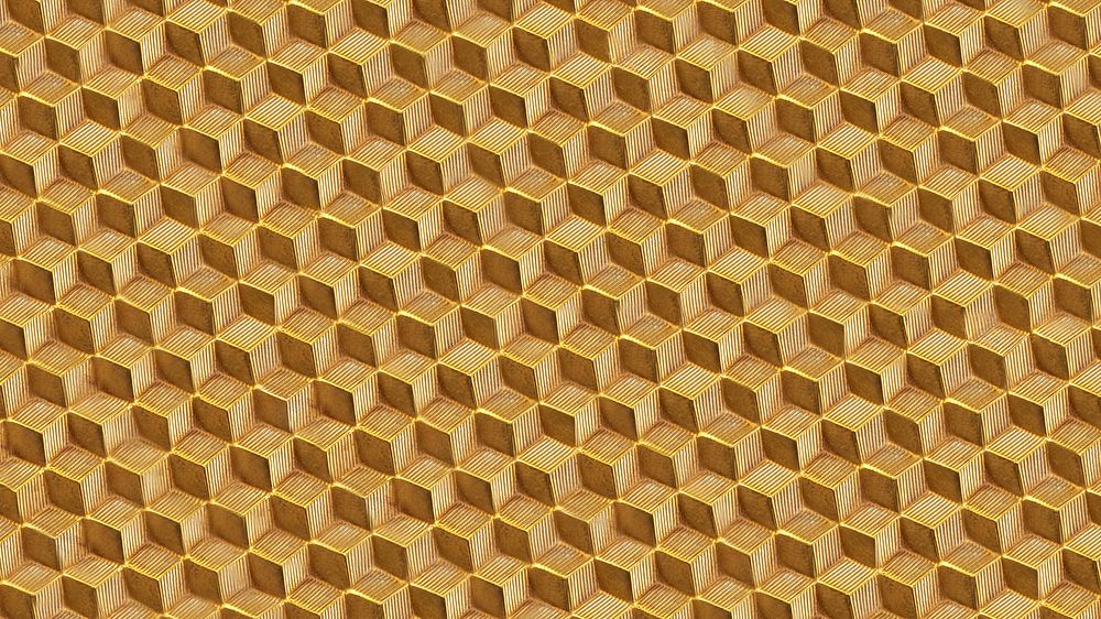 Brown woodblocks pattern HD wallpaper.  Remixed by rawpixel.