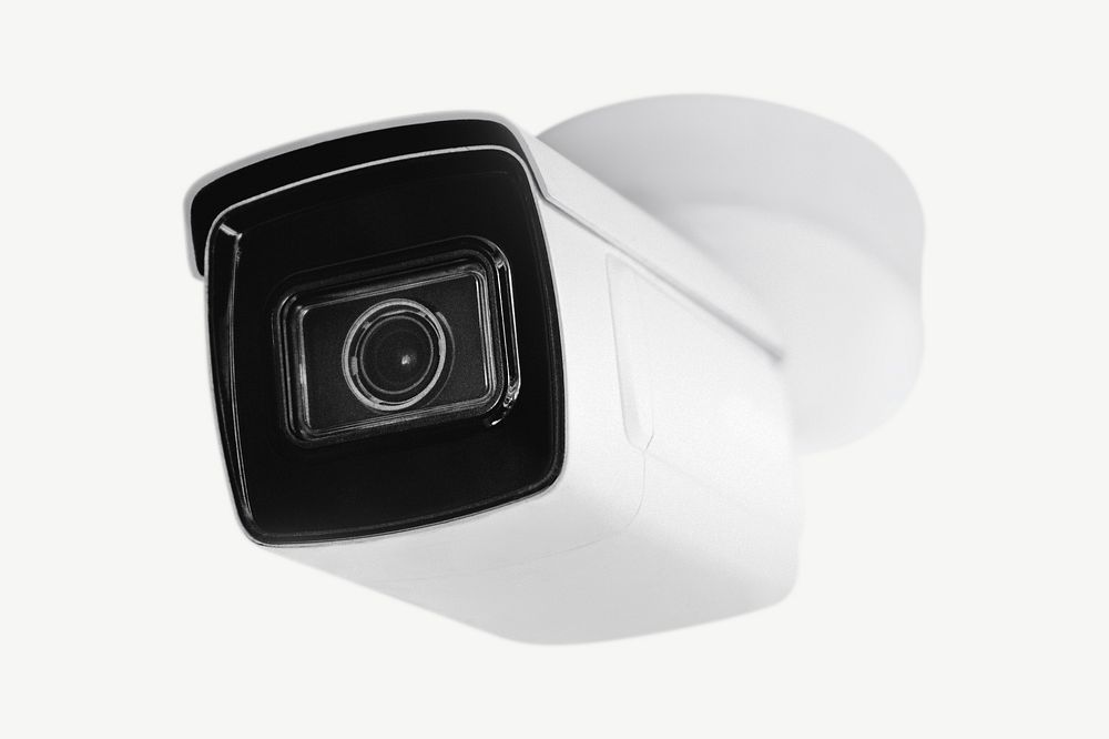 Security camera isolated graphic psd