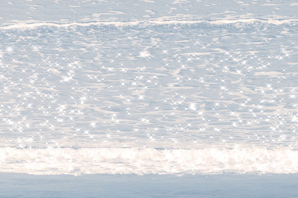 Sparkly sea water background, aesthetic summer image