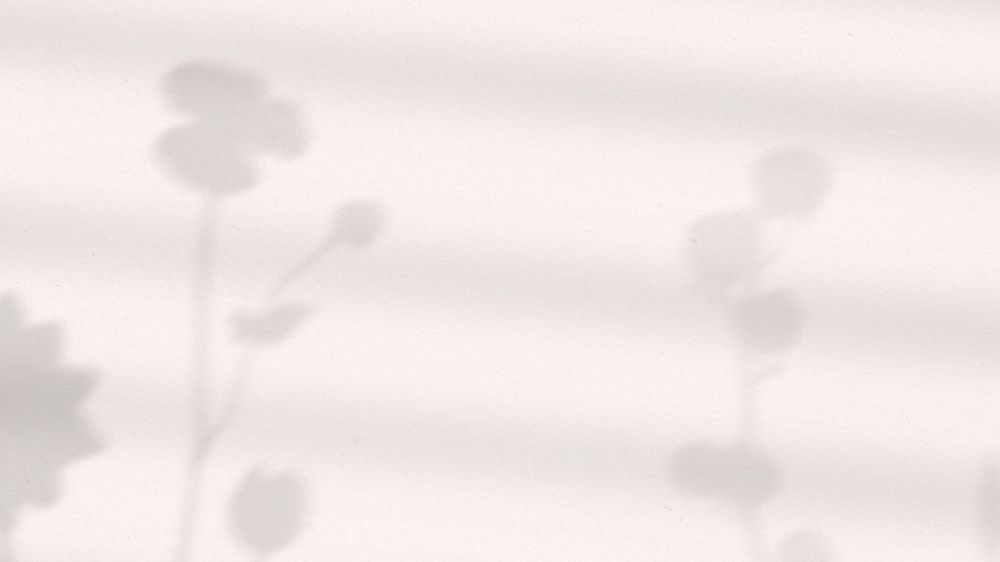 Flower shadow desktop wallpaper, beige background