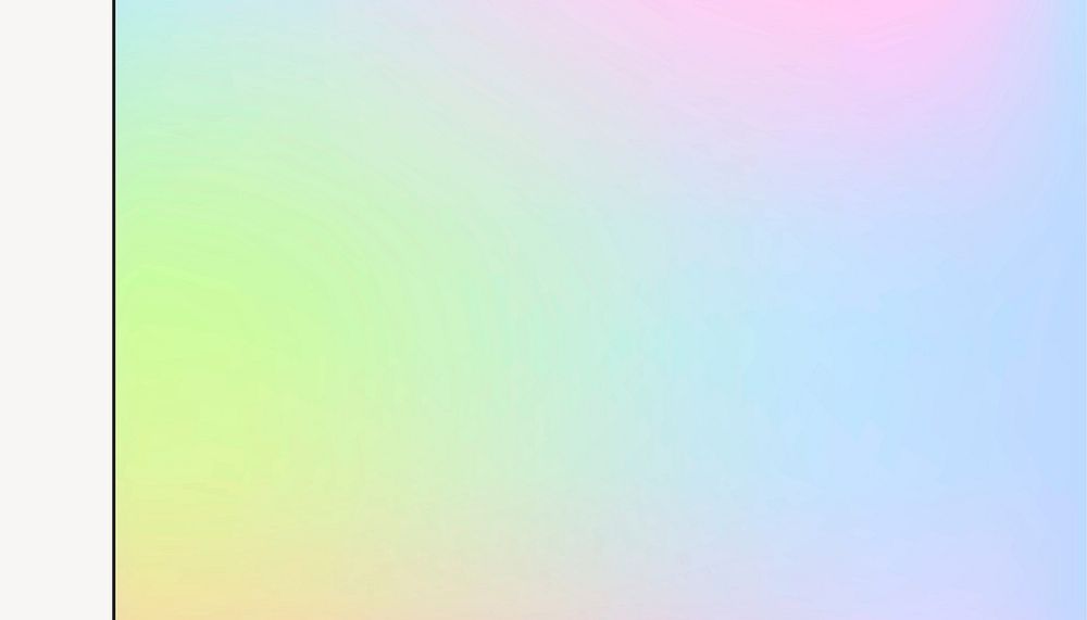 Colorful gradient pastel border background