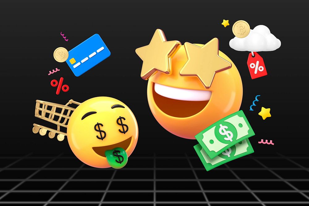 Online shopping emoticons, growing revenue business