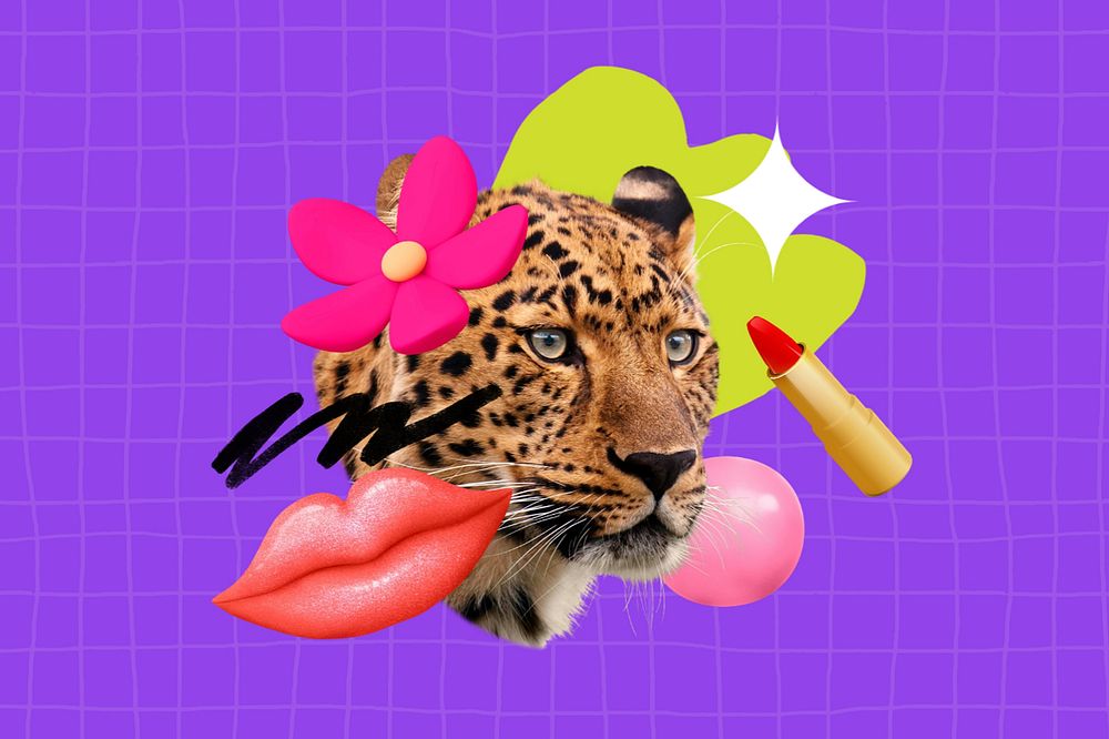 Glammed up, fun remixed background
