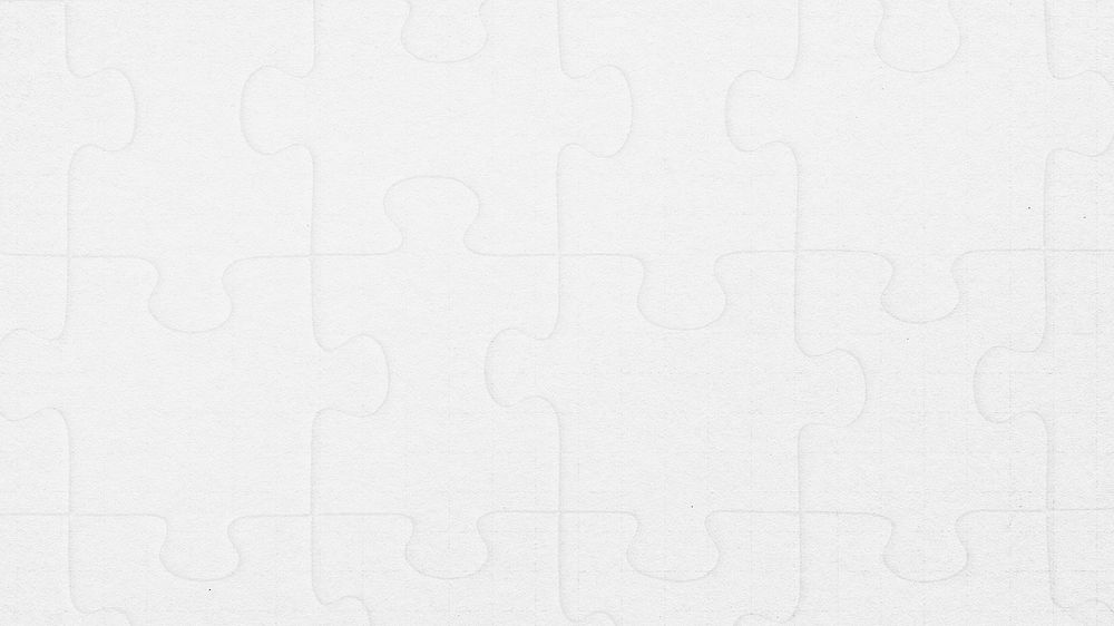 White jigsaw patterned desktop wallpaper