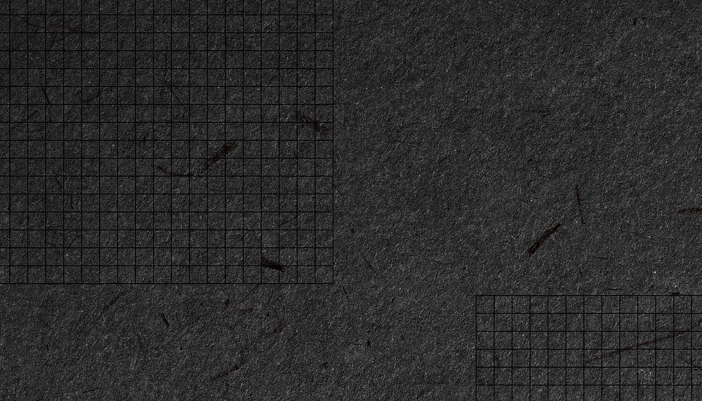 Black grid patterned background, paper textured design