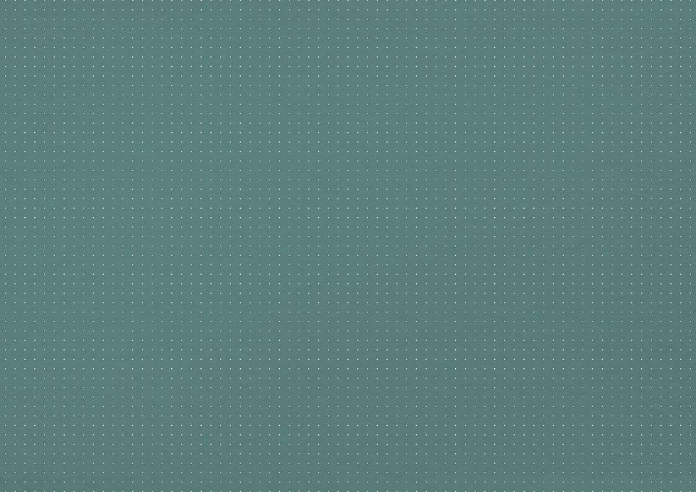 Green dotted grid background, minimal design