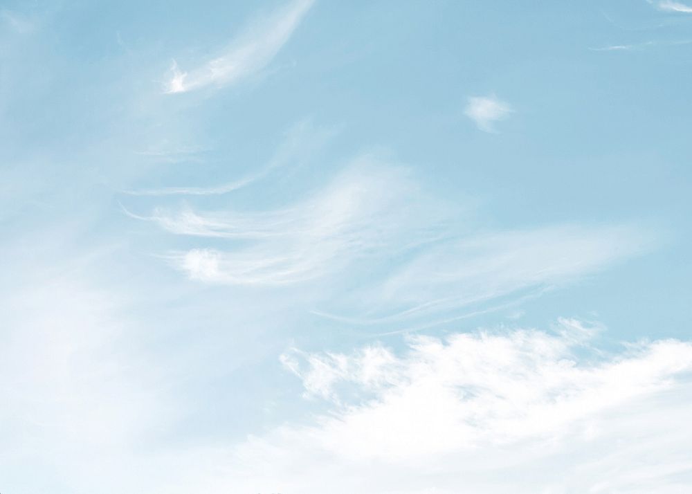 Blue aesthetic sky background