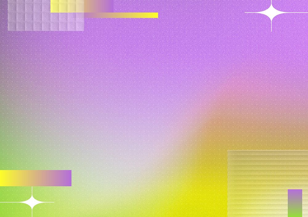Purple abstract background, yellow wave border