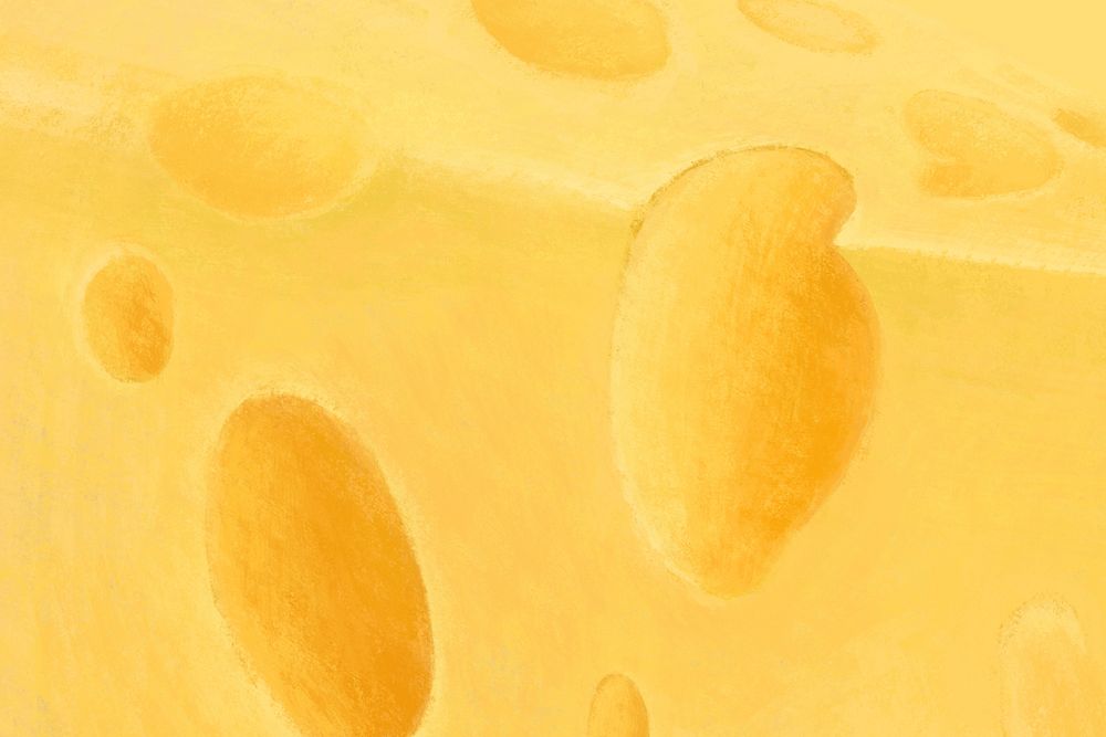 Cheddar cheese background, food illustration