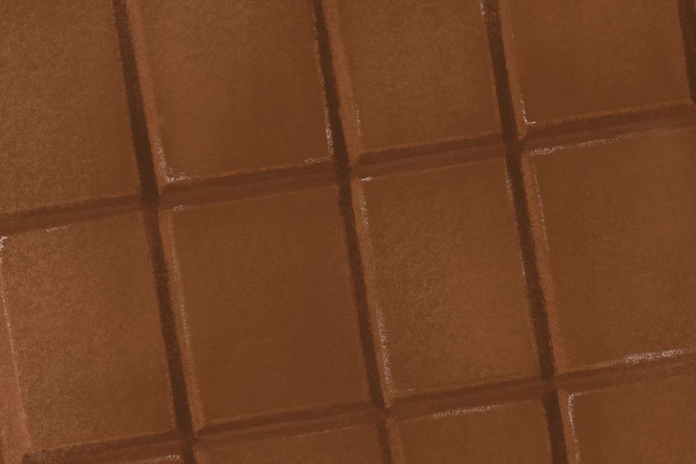 Chocolate bar dessert background, food illustration