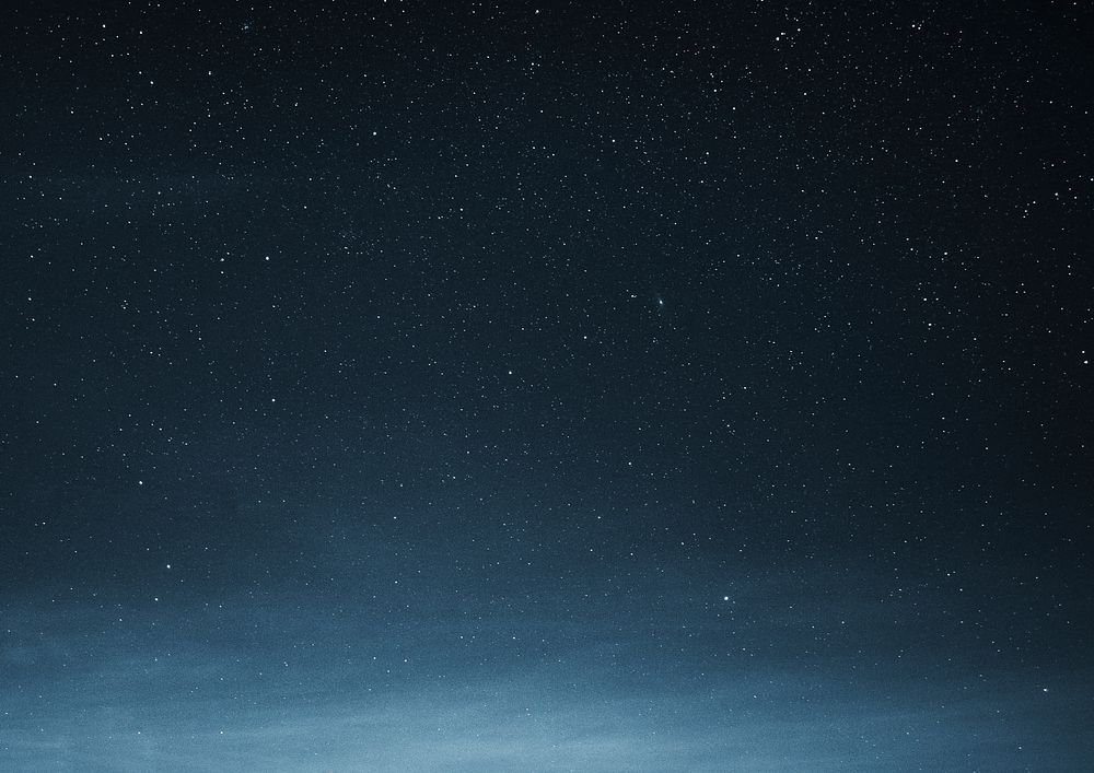 Starry night sky background