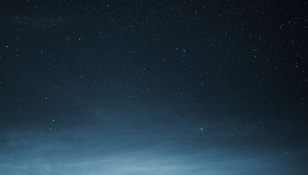 Starry night sky background