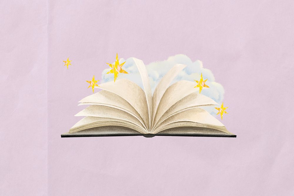 Sparkly open book, education illustration | Premium Photo - rawpixel