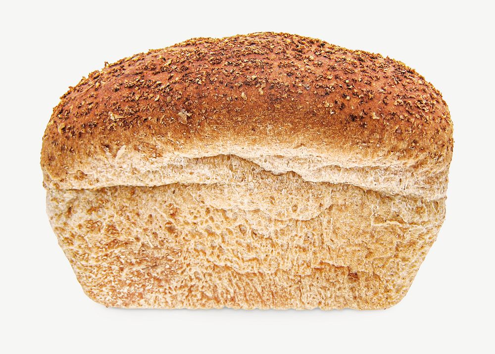 Whole grains bread collage element psd