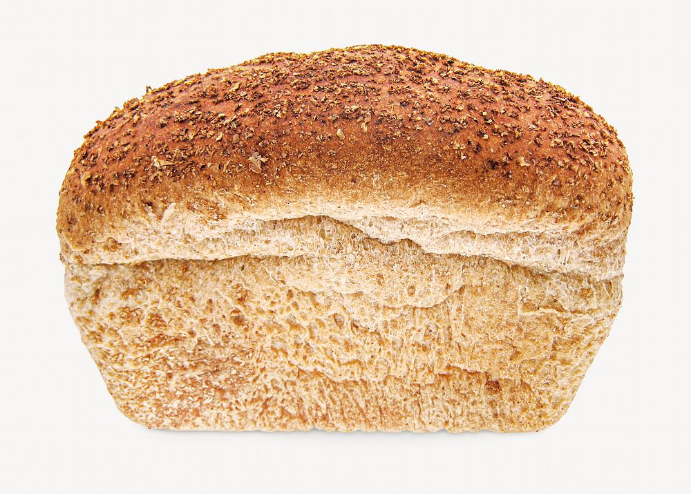 Whole grains bread Isolated image