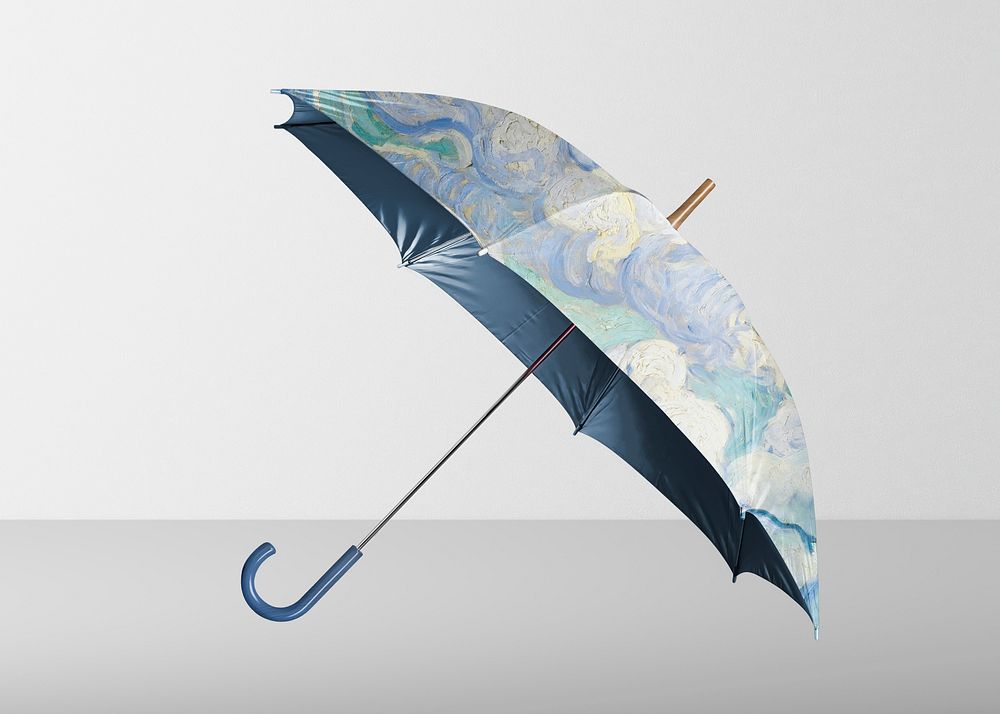 Umbrella mockup, editable psd