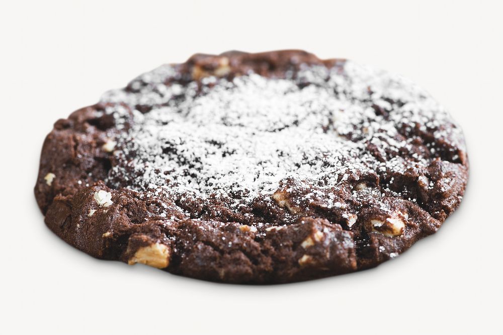 Homemade chocolate cookies. . isolated object