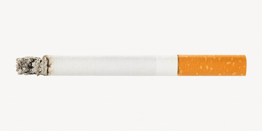 Smoking cigarettes , isolated object